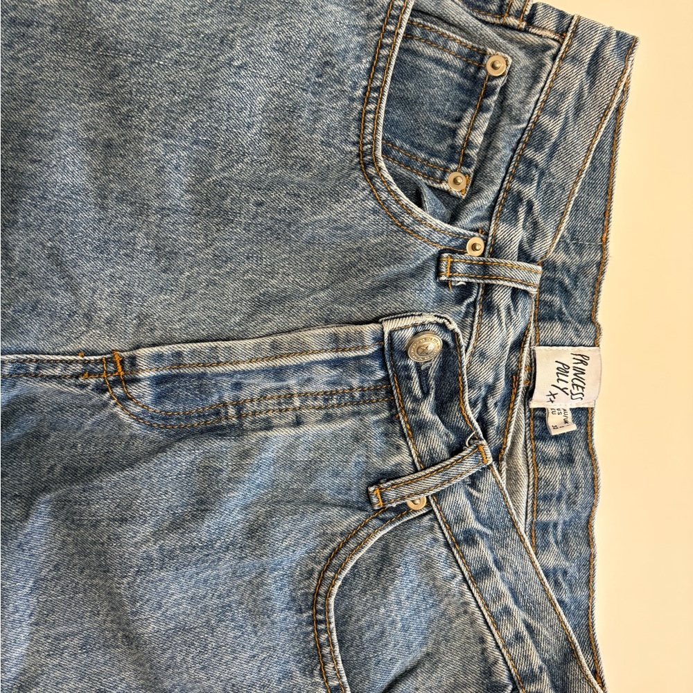Princess Polly Blue Relaxed Jeans